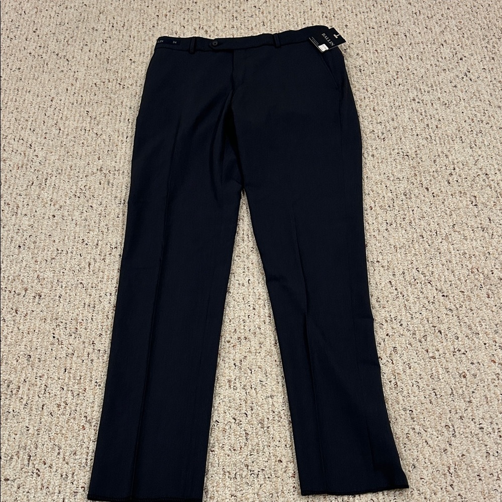 Men's Elegant Navy Dress Pants